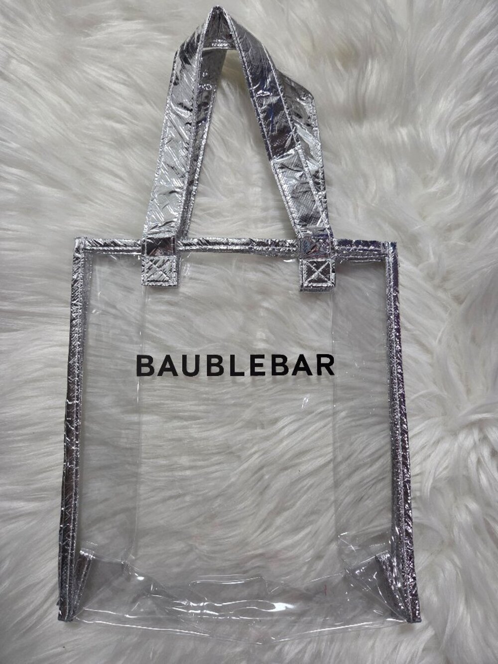 Baublebar Transparent Small Tote Bag
